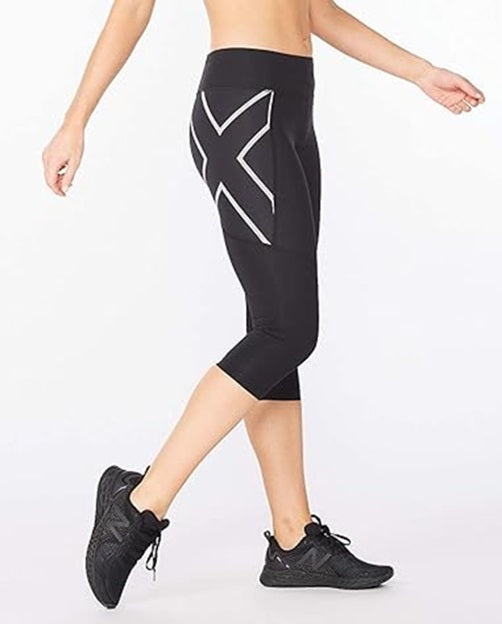 2XU Licra Aero Vent Mid-Rise de Compresión 3/4 Mujer