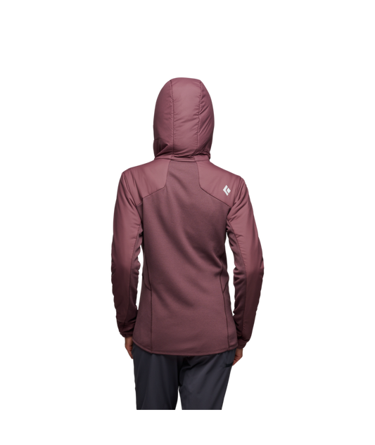 Chamarra Black Diamond First Light Hybrid Hoody Mujer