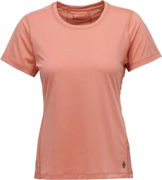 Camiseta Black DIamond Light Wire SS Tech Tee Foam Green Para Mujer