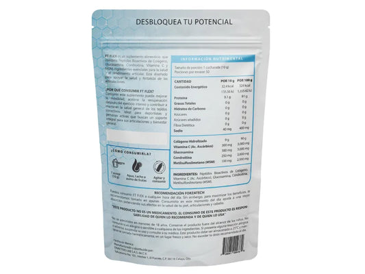 Suplemento Alimenticio FT PURE FLEX Colágeno Hidrolizado
