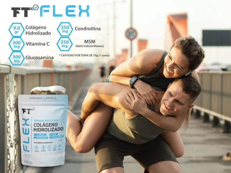 Suplemento Alimenticio FT PURE FLEX Colágeno Hidrolizado