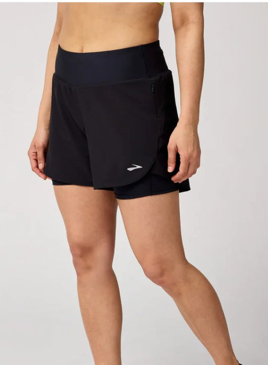 Shorts 2 en 1 Chaser 5" 2.0 Negro