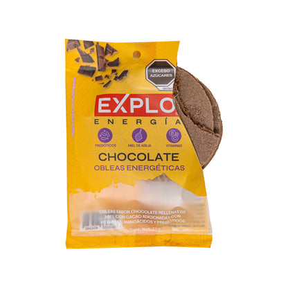 Obleas Energéticas Explo Sabor Chocolate 45 gr