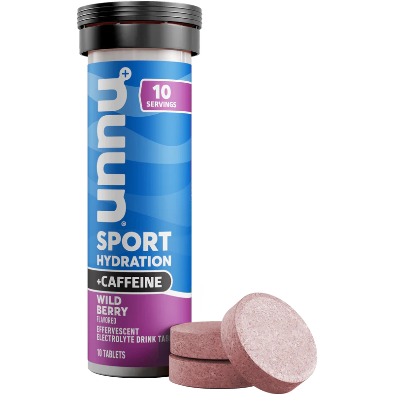 Tabletas Efervescentes con Cafeína NUUN- Hidratación de para corredores