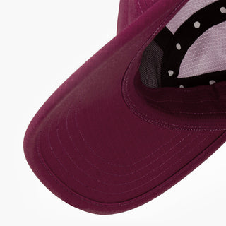 GOCap SC Field | Gorra de Running Técnica de 5 Paneles Mulberry M/L