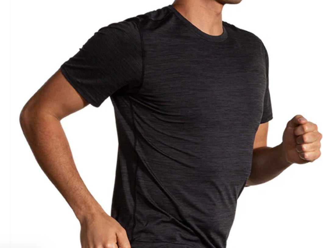 Playera Manga Corta Luxe Short Sleeve Deep Black