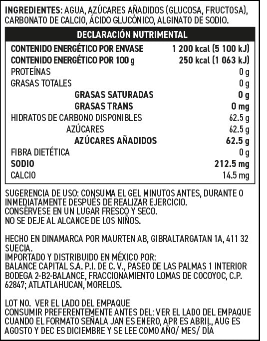 Gel 100 Maurten (Caja 12 Unidades)