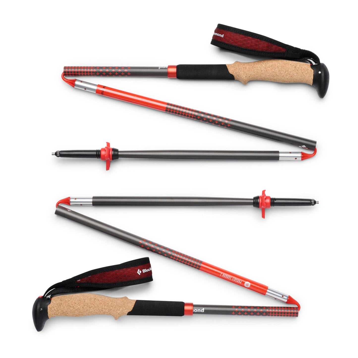 Black Diamond Pursuit Carbon Z Bastones 115 cm