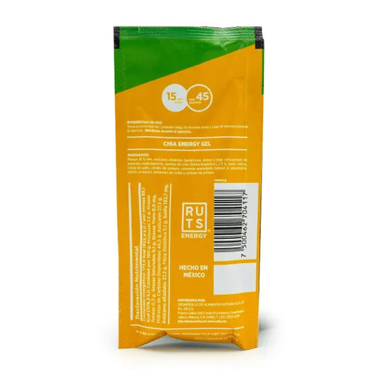 RUTS Mango Chia Energy Gel
