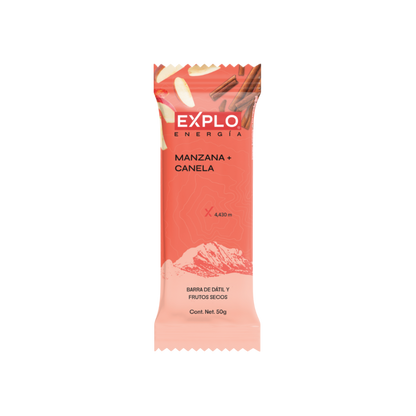 Barra de Energía Explo Manzana Canela 50gr.