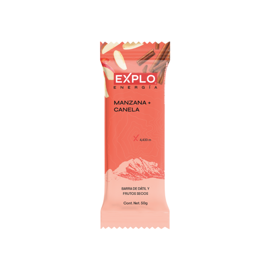 Barra de Energía Explo Manzana Canela 50gr.