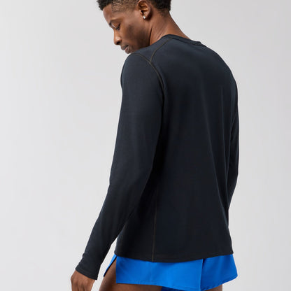Brooks Running - Camiseta Distance Long Sleeve 3.0 - Black Hombre