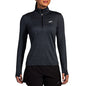 Brooks  Dash 1/2 Zip 2.0 Htr Black Sudadera Ligera Para Mujer