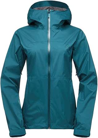 Chamarra Impermeable Empacable Black Diamond Stormline Stretch Rain Shell Mujer - Compactable
