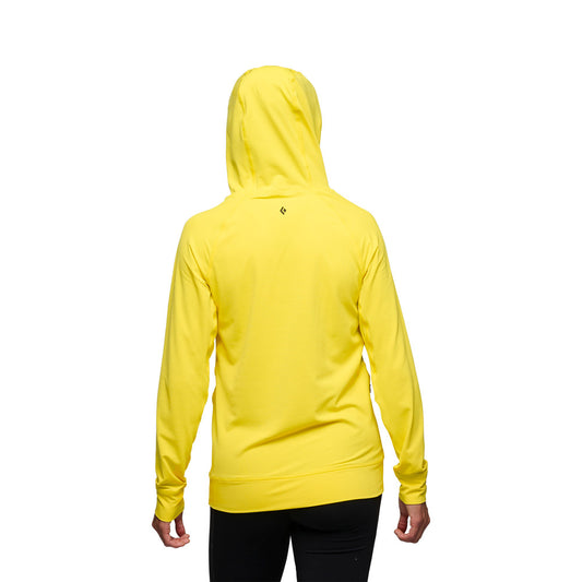 Sudadera Protectora para Sol o  Frío con Capucha Black Diamond Alpenglow Hoody Mujer Talla Chica