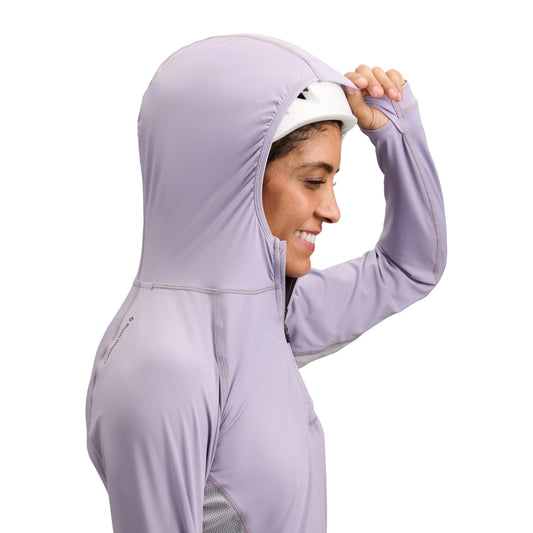 Sudadera Protectora para Sol o Frío con Capucha Black Diamond Alpenglow PRO Hoody Mujer