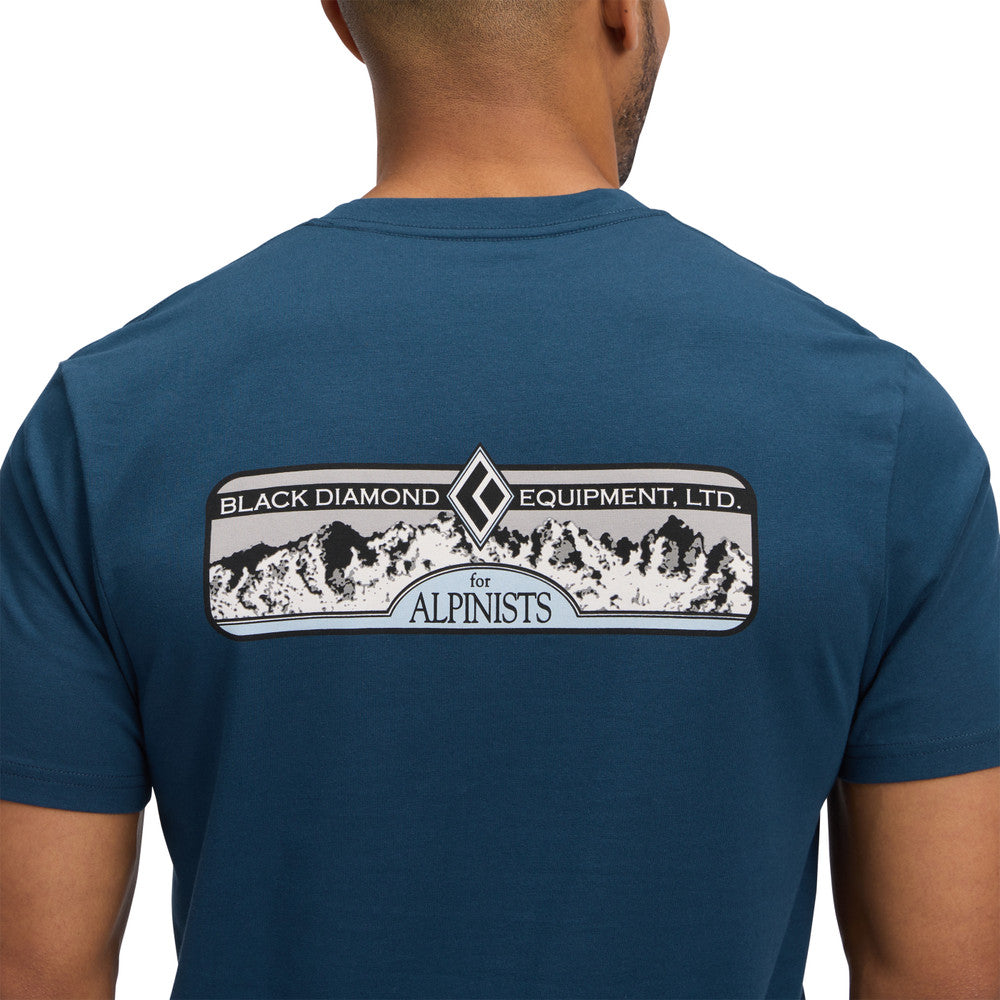 Camiseta de manga corta Alpinista Heritage para hombre Black Diamond