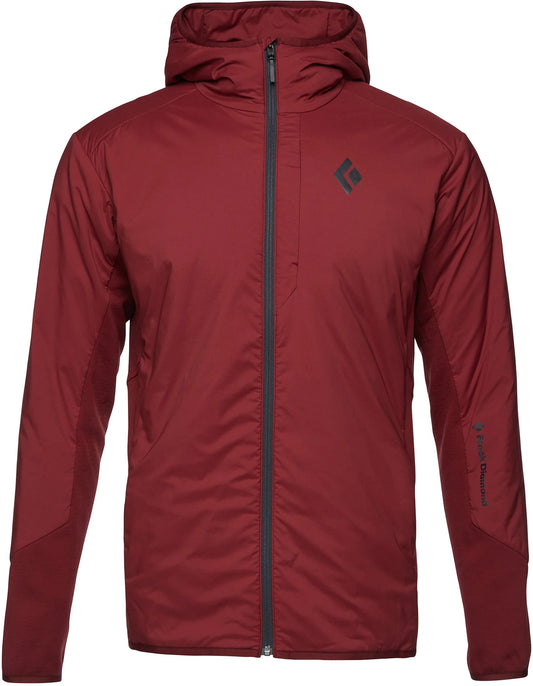 Chamarra Black Diamond First Light Hybrid Hoody Hombre  Color Vino