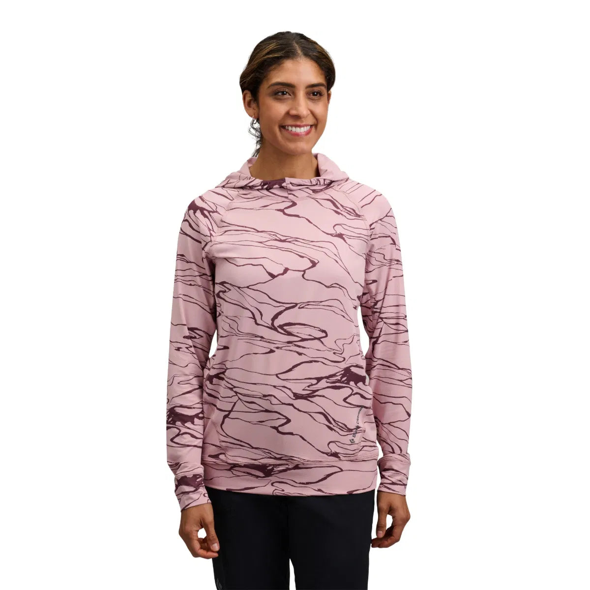 Sudadera Protectora para Sol con Capucha Black Diamond Alpenglow Hoody Mujer