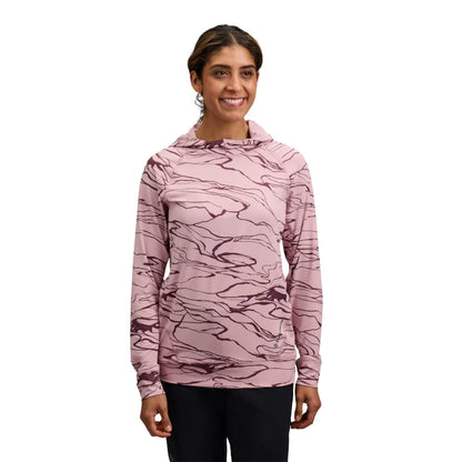 Sudadera Protectora para Sol con Capucha Black Diamond Alpenglow Hoody Mujer