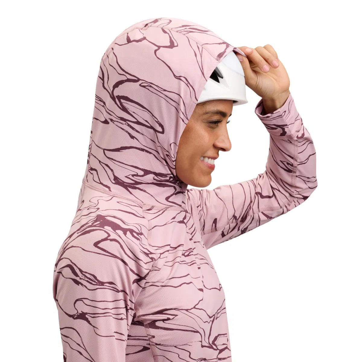 Sudadera Protectora para Sol con Capucha Black Diamond Alpenglow Hoody Mujer