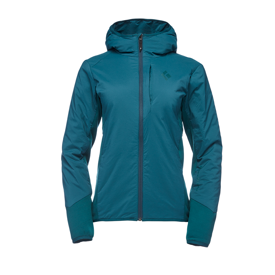 Chamarra Térmica Black Diamond First Light Hybrid Hoody Mujer - PrimaLoft