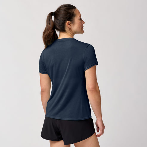 Playera de Manga Corta para Correr  Brooks Distance Mountain Ultra Trail Mujer