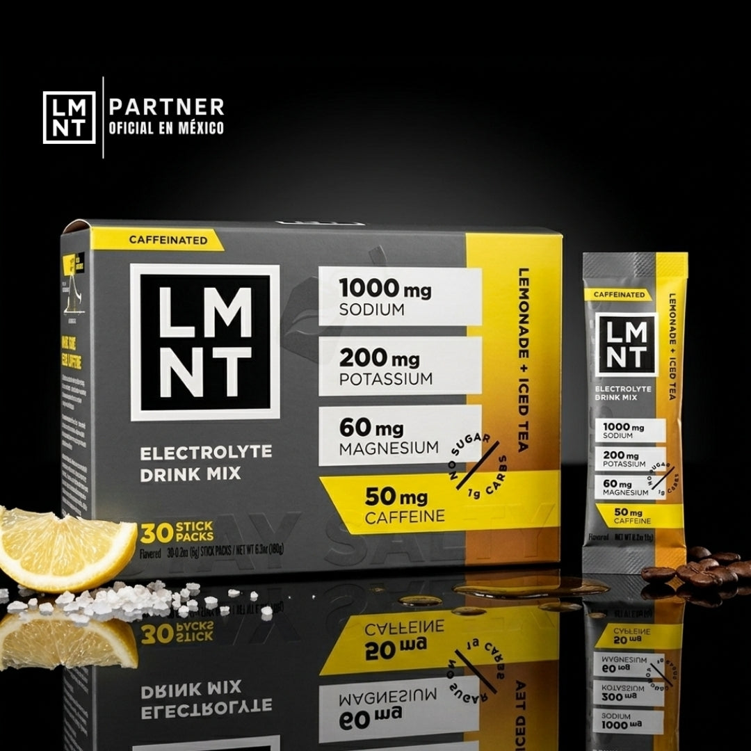Bebida con Elecrolitos LMNT Electrolyte Drink  Salt - Caja 30 Piezas