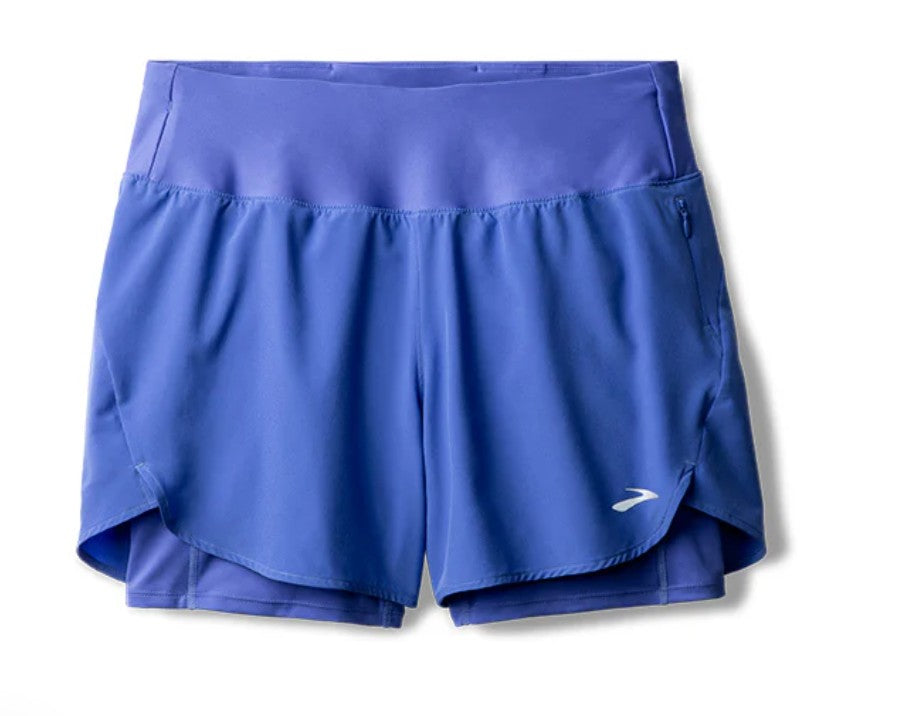 Brooks  Shorts 2 en 1 Chaser 5"  Bluebell