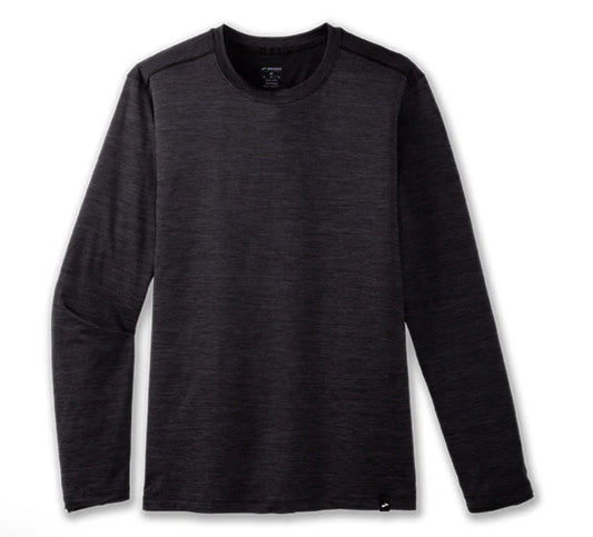Camiseta Manga Larga Brooks Luxe Long Sleeve Deep Black
