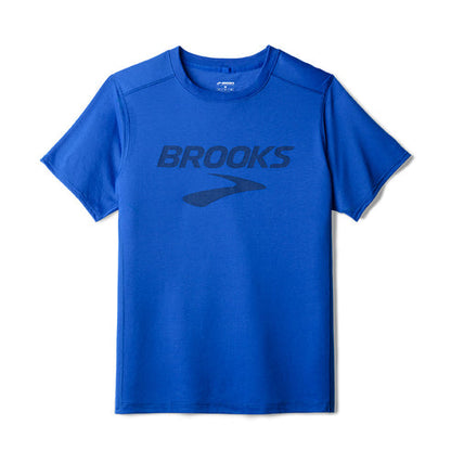 Playera de Manga Corta para Correr  Brooks Distance Short Sleeve 3.0