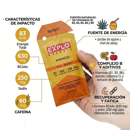 Gel Energético Explo Sabor Mango