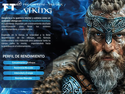 Complemento Pre Entreno FT PURE Viking Sabor BlueBoost 300gr