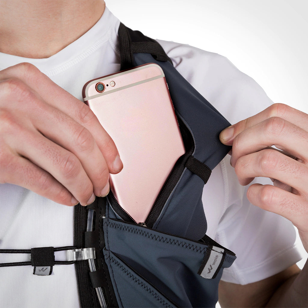 Weis Chaleco De Hidratacion Simer Vest 1 L + 2 Flask 500ml