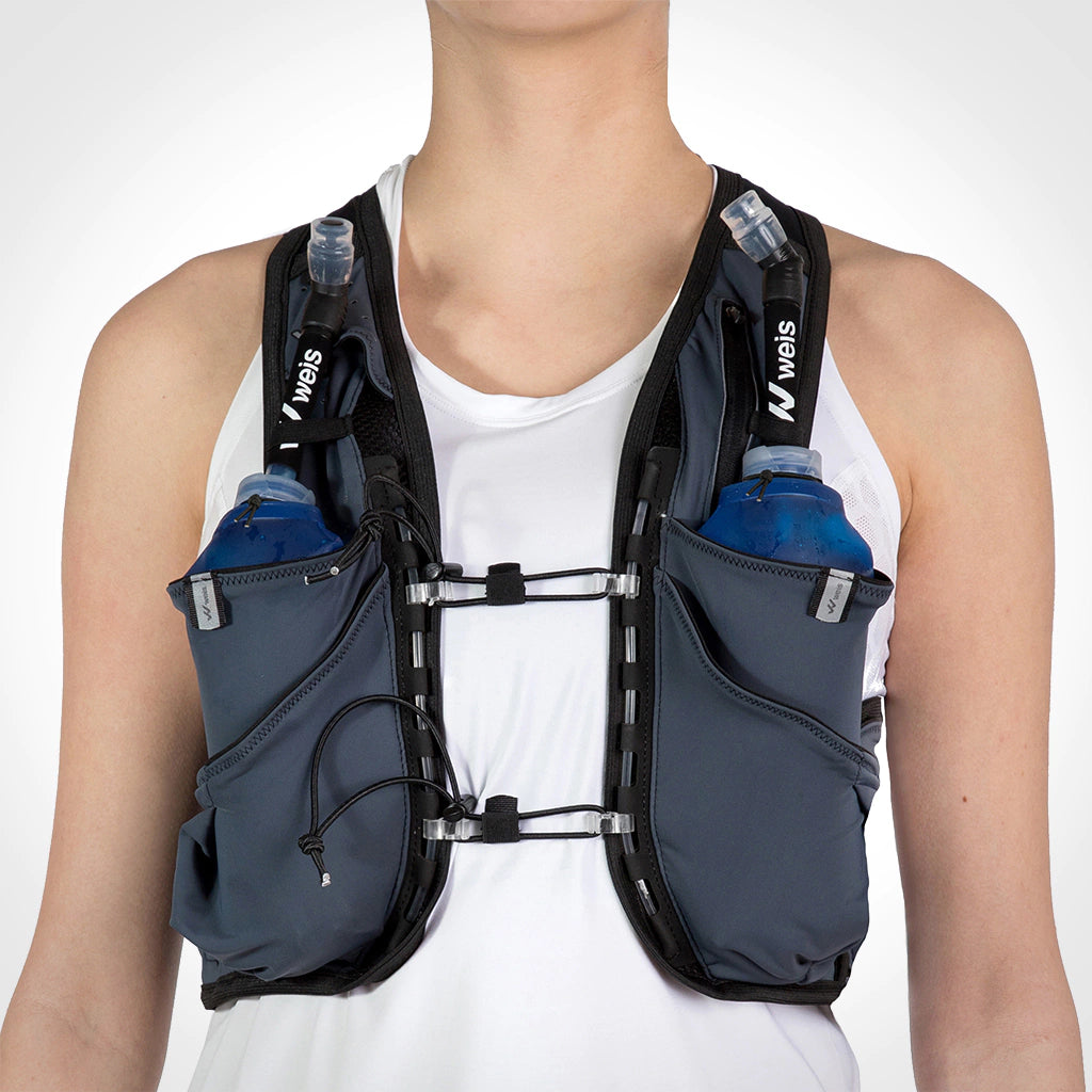 Weis Chaleco De Hidratacion Simer Vest 1 L + 2 Flask 500ml