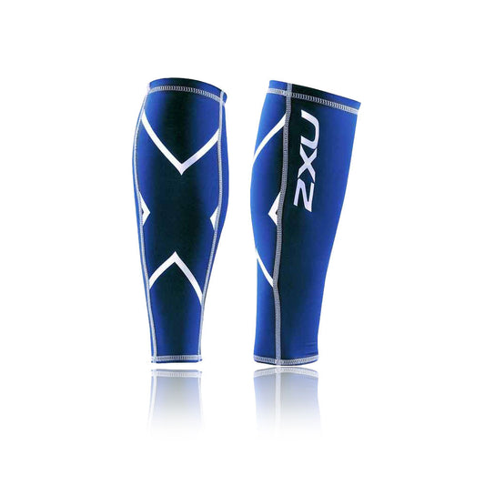 2XU compression calf guards 2xu nvy/wht