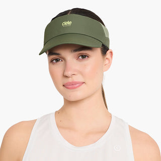 Ciele FSTVisor SC Classic : Rendimiento premium para corredores Verde Olivo  Talla S/M