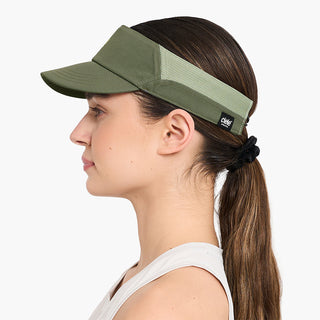 Ciele FSTVisor SC Classic : Rendimiento premium para corredores Verde Olivo  Talla S/M