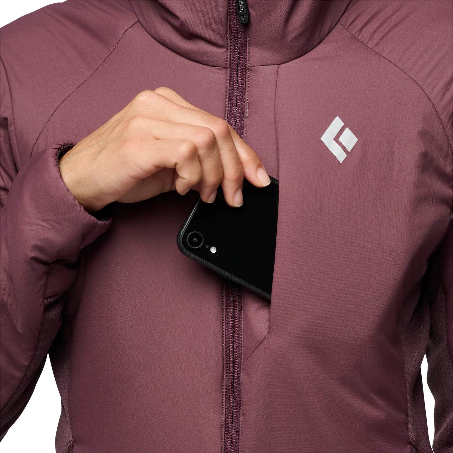 Chamarra Térmica Black Diamond First Light Hybrid Hoody Mujer - PrimaLoft