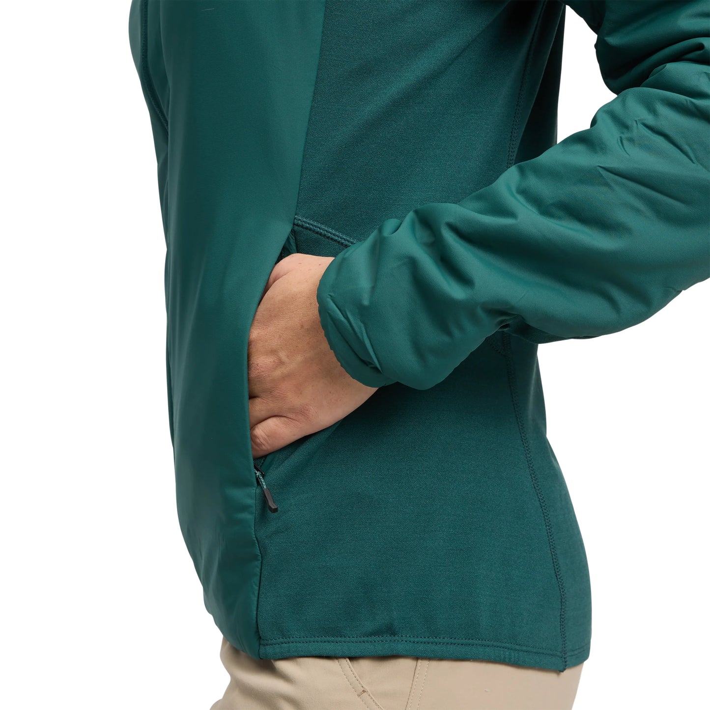 Chamarra Térmica Black Diamond First Light Hybrid Hoody Mujer - PrimaLoft