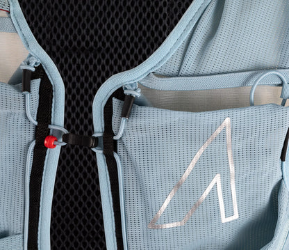 Chaleco de Hidratación Ultraspire Zygos 6.0 + 2 Bolsas de hidratación 800ml. Azul Acero