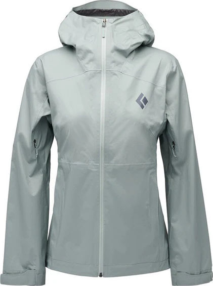 Chamarra Impermeable Black Diamond Fineline Stretch Shell Mujer