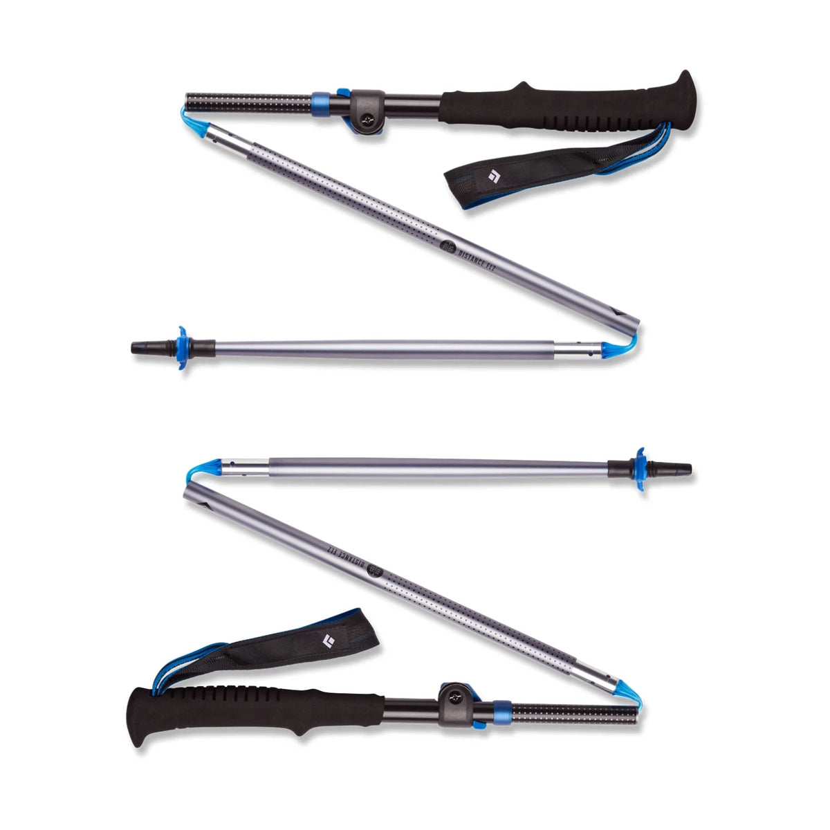 Bastones para Running o Senderismo Black Diamond Distance FLZ Poles Talla Ajustable de 110-125cm