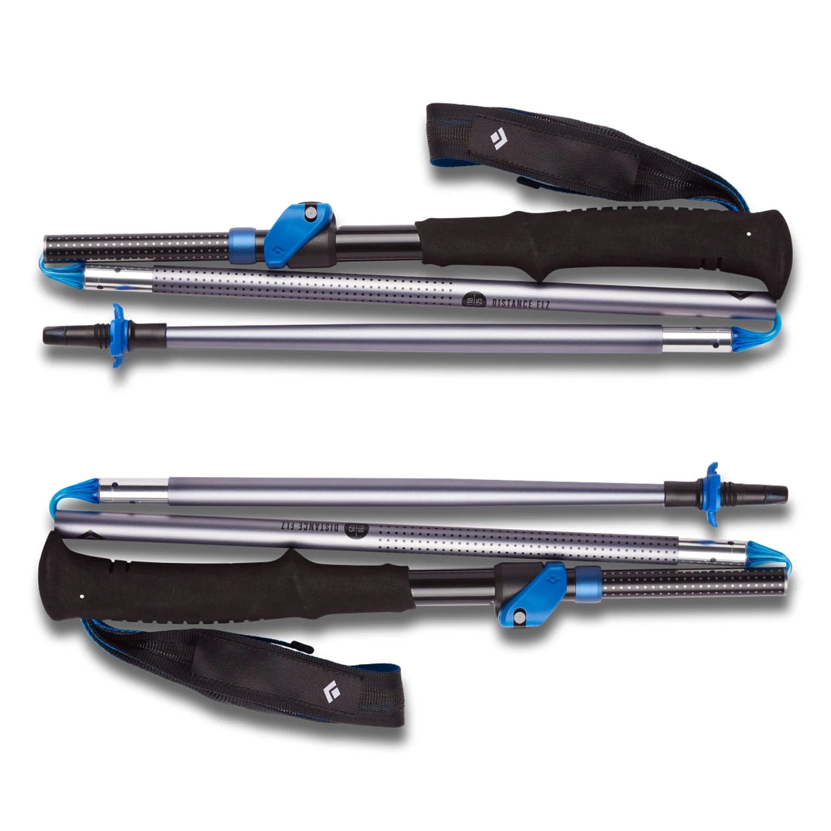Bastones para Running o Senderismo Black Diamond Distance FLZ Poles Talla Ajustable de 110-125cm