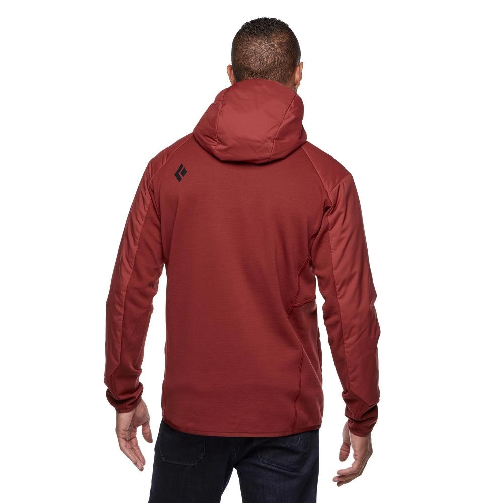Chamarra Black Diamond First Light Hybrid Hoody Hombre  Color Vino