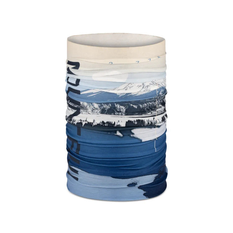 Tubular Multifuncional Original EcoStretch Buff® MOUNT FUJI PEAK BLUE