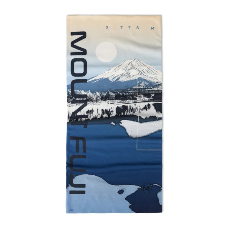 Tubular Multifuncional Original EcoStretch Buff® MOUNT FUJI PEAK BLUE