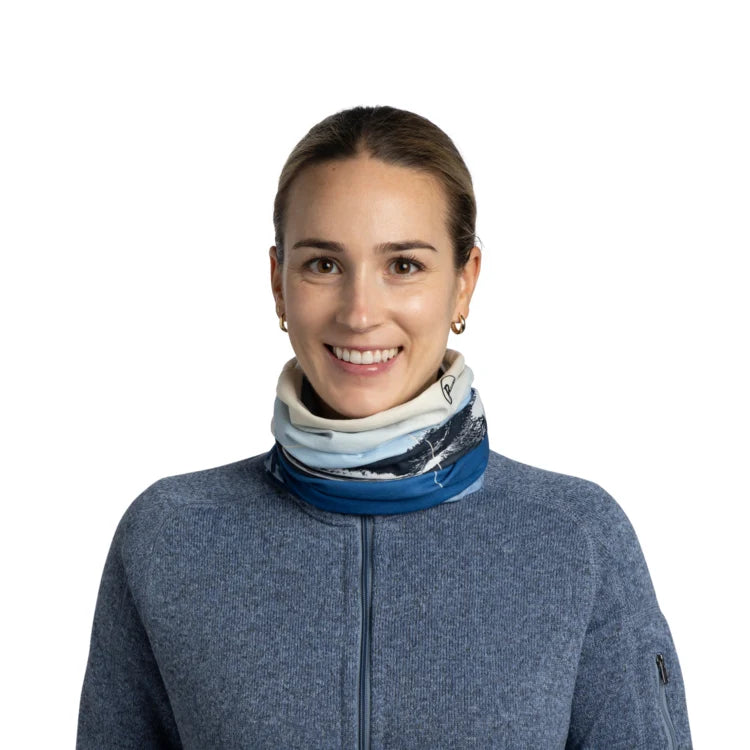 Tubular Multifuncional Original EcoStretch Buff® MOUNT FUJI PEAK BLUE