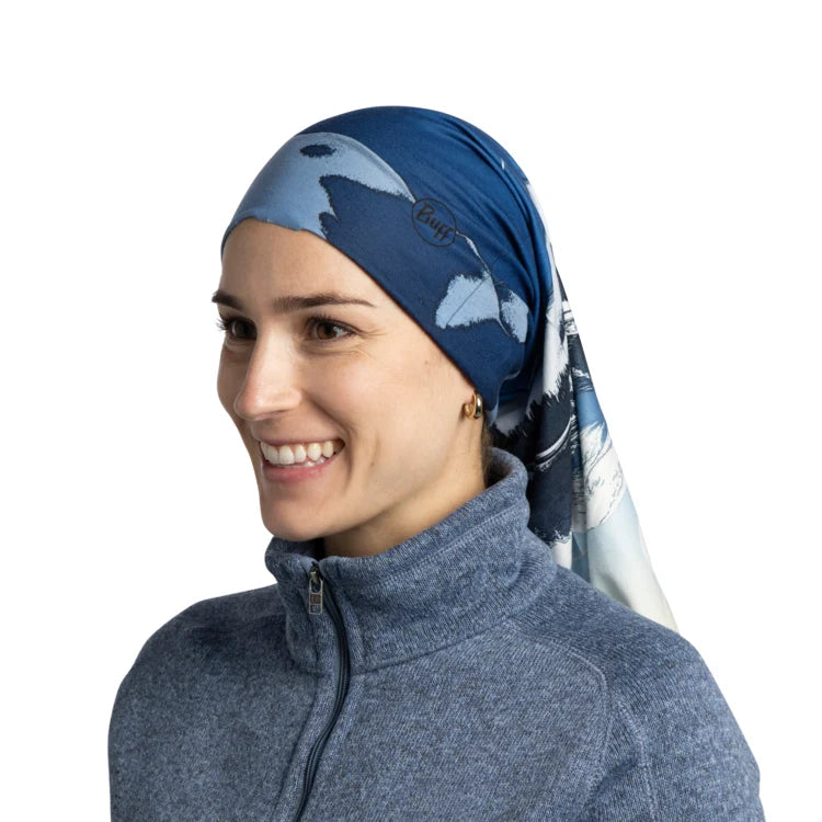 Tubular Multifuncional Original EcoStretch Buff® MOUNT FUJI PEAK BLUE