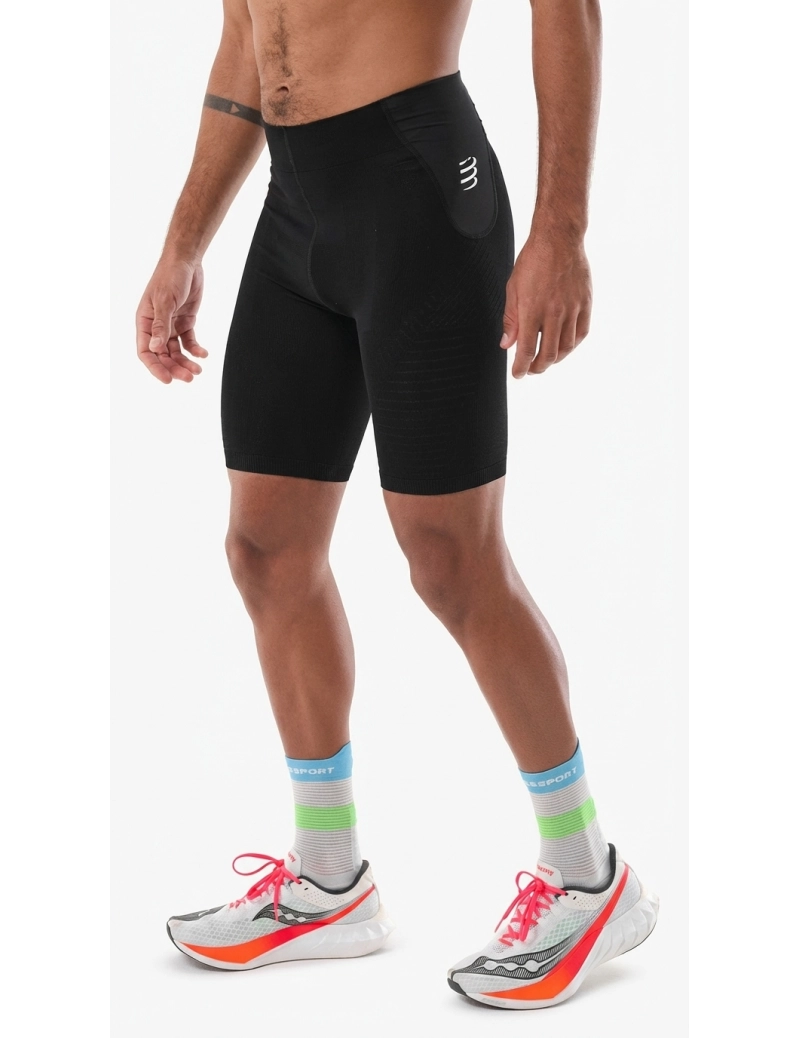 Compressport Run Under Control Short Para Hombre - Black